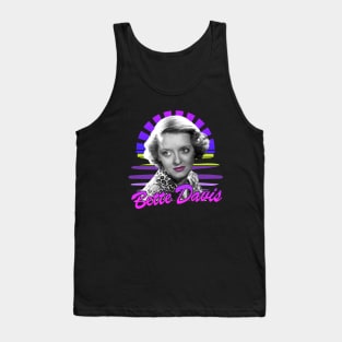 Bette davis / Sunset retro 80s Tank Top